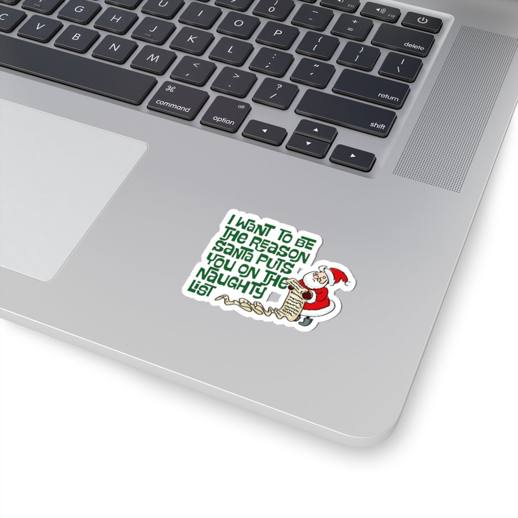 Naughty List Sticker