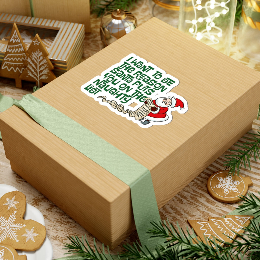 Naughty List Sticker