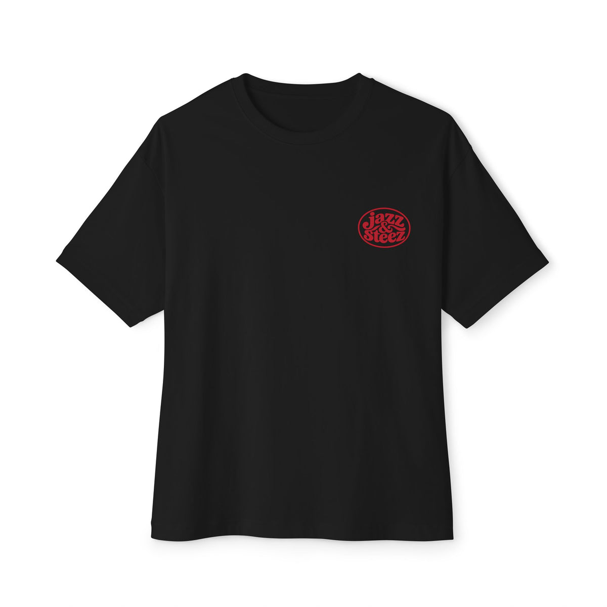 Red Logo Oversized Boxy Tee
