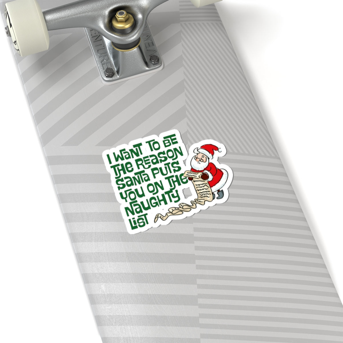 Naughty List Sticker
