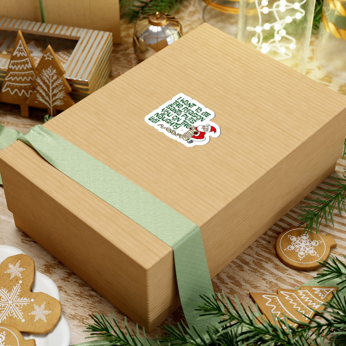 Naughty List Sticker