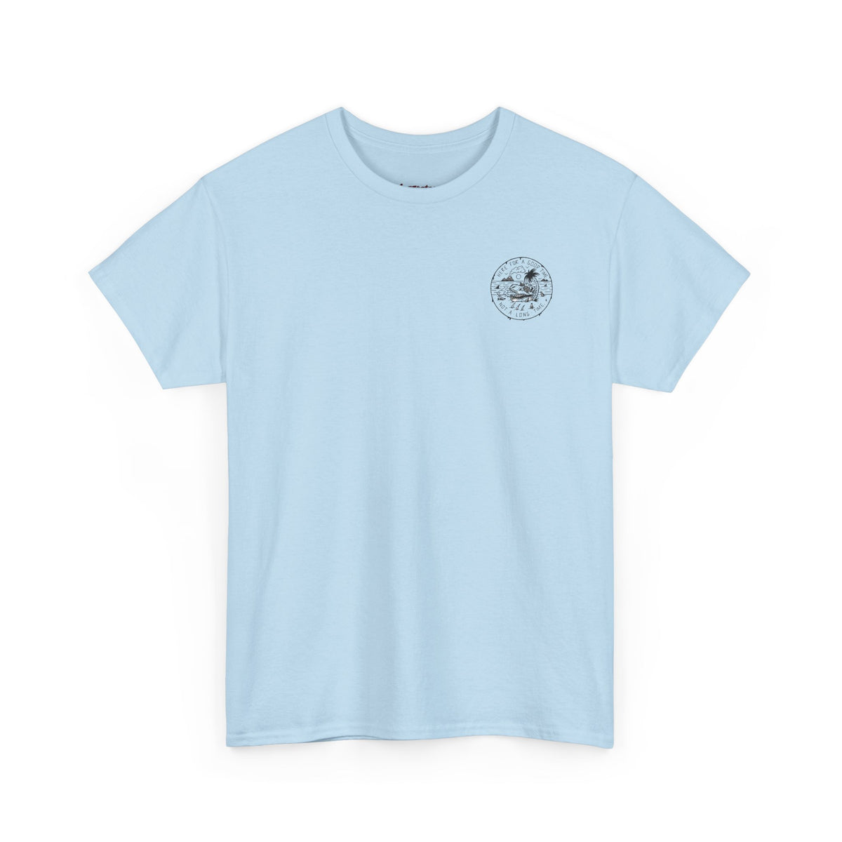 Vintage-Inspired Circular Graphic T-Shirt
