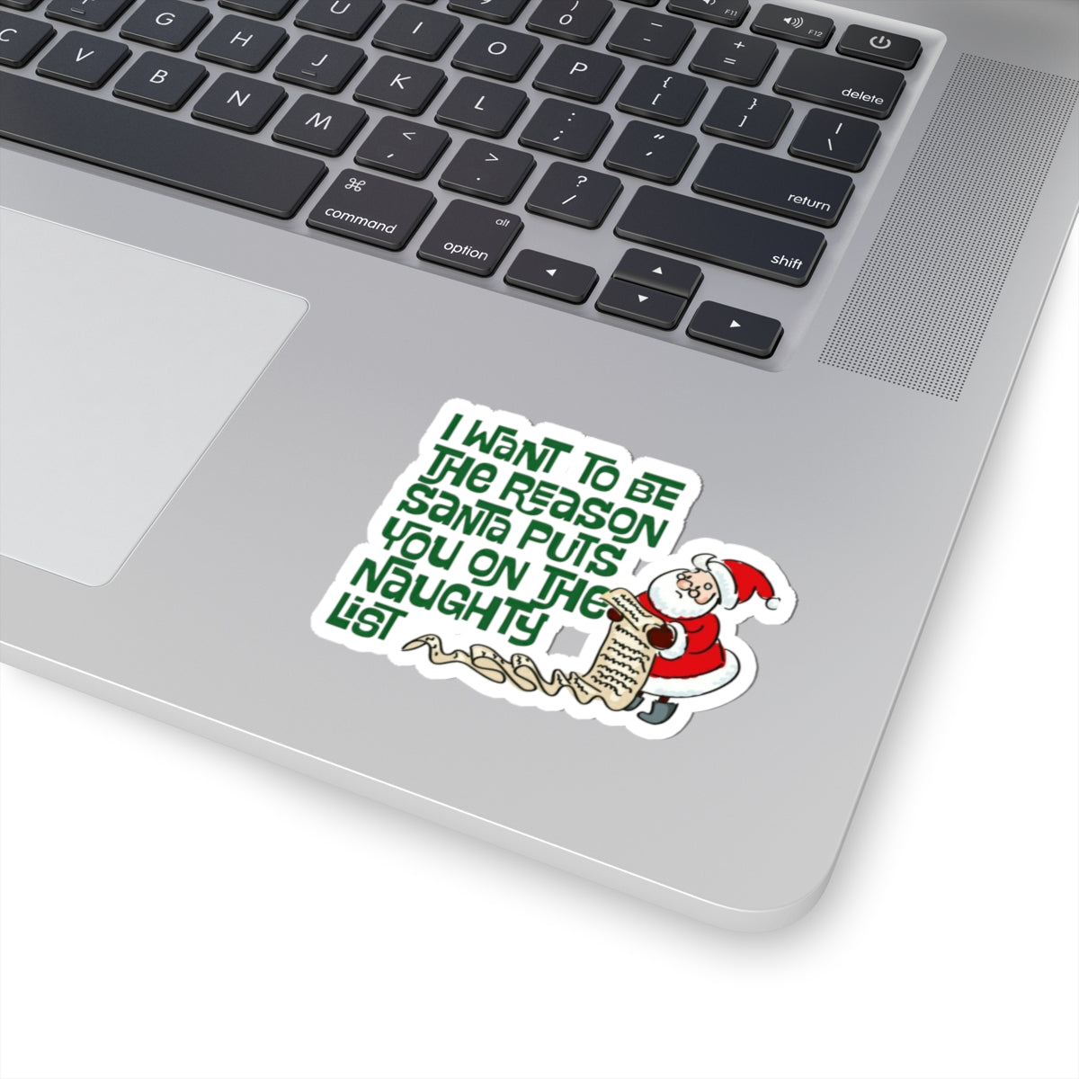 Naughty List Sticker